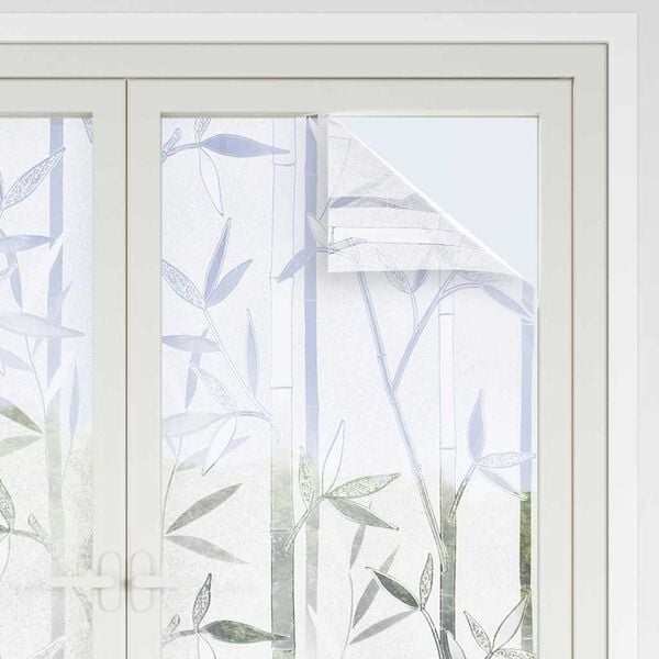 vidaXL Window Film PVC 23.6 x 196.9 in Pattern Window Film