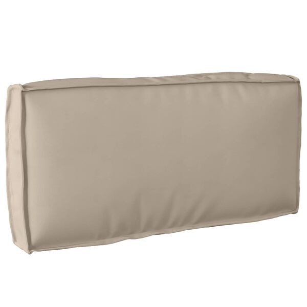 vidaXL Cushion Taupe 31.50 x 15.75 x 4.72 in Oxford Fabric