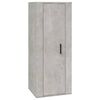 vidaXL TV Cabinet Set Set of 2 Concrete Grey Engineered Wood Medium