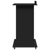 vidaXL Lectern Black Engineered Wood Medium Tiltable Lectern