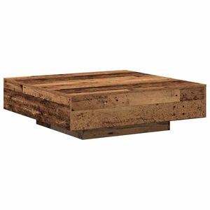 vidaXL Coffee Table Old wood 39.4" x 39.4" x 12.2" Engineered wood