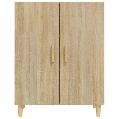 vidaXL Sideboard Sonoma Oak 27.6"x13.4"x35.4" Engineered Wood