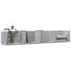 vidaXL Wall Cabinet Concrete grey Engineered wood Medium Wall Cabinet