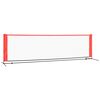 vidaXL Tennis Net Black and Red 118.1"x39.4"x34.3" Polyester