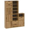 vidaXL Side Cabinet Honey brown