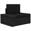 vidaXL Garden Lounge Set Black