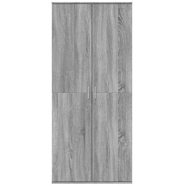 vidaXL Highboard Grey sonoma Engineered wood Large Highboard