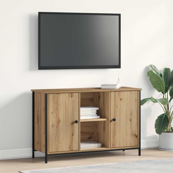 vidaXL TV Cabinet Set Artisan Oak 39.76 x 13.78 x 25.59 in