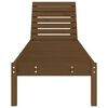 vidaXL Sun Lounger Honey Brown Solid Pine Wood 78.5 x 23.6 x 29.1 in