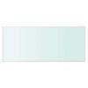 vidaXL Glass Panel Clear Tempered Glass 27.6 x 11.8 in Durable