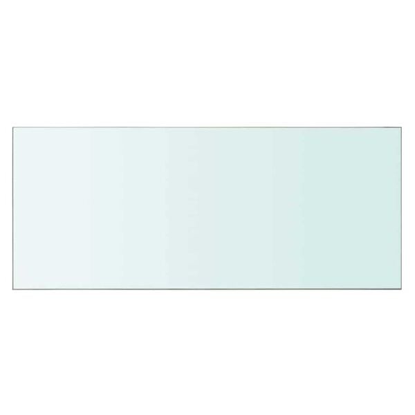vidaXL Glass Panel Clear Tempered Glass 27.6 x 11.8 in Durable