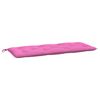 vidaXL Garden Bench Cushion Set of 2 Pink Fabric (100% polyester)