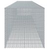 vidaXL Gabion Basket Silver Galvanized Iron Extra Large Modular