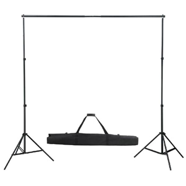 vidaXL Backdrop Support System 10 x 10 ft White