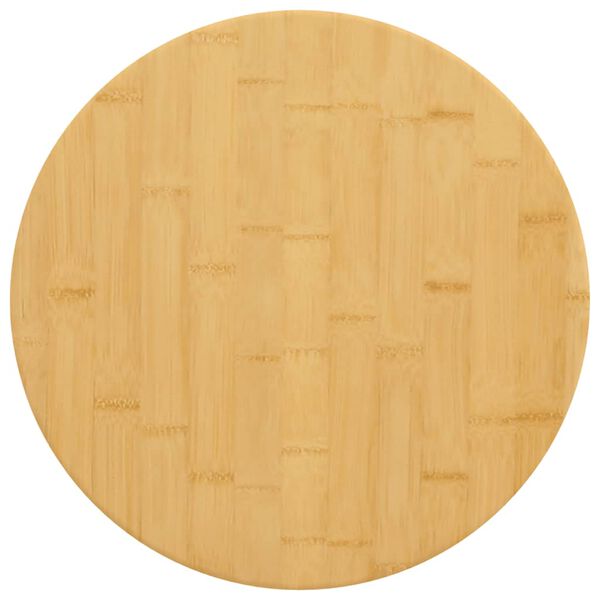 vidaXL Table Top Bamboo Small Durable Bamboo Table Top Round