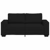 vidaXL 2-seater Sofa Black