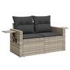 vidaXL Garden Sofa Set Light Gray