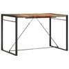 vidaXL Bar Table Multicolour Reclaimed wood, steel 70.9x35.4x43.3 in