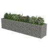 vidaXL Gabion Raised Bed Silver Galvanized steel