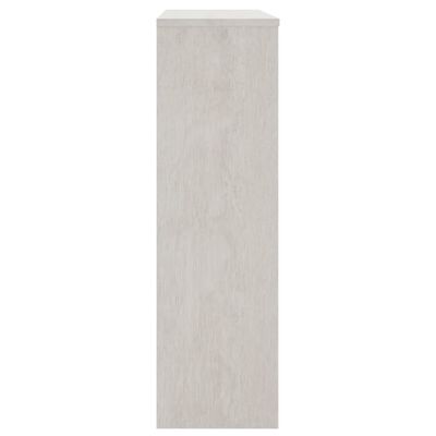 vidaXL Top for Highboard HAMAR White 35.4"x11.8"x39.4" Solid Wood Pine