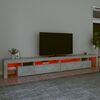 vidaXL TV Cabinet Concrete Grey Engineered Wood Large TV Cabinet