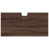 vidaXL Bathroom Sink Cabinet Brown Oak Engineered Wood Medium