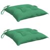 vidaXL Chair Cushion Set of 2 Green Oxford fabric (100% polyester)