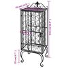 vidaXL Wine Rack for 28 Bottles Metal