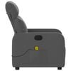 vidaXL Massage Recliner Chair Dark grey