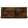 vidaXL Wall Cabinet Smoked oak Engineered wood Medium Wall Cabinet