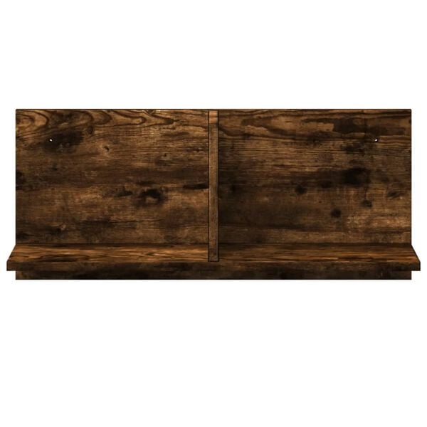 vidaXL Wall Cabinet Smoked oak Engineered wood Medium Wall Cabinet