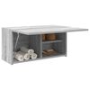 vidaXL Bathroom Wall Cabinet Gray Sonoma Engineered Wood