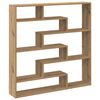 vidaXL Wall Cube Shelf Artisan oak Engineered wood Medium