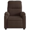 vidaXL Massage Recliner Chair Brown