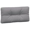vidaXL Pallet Cushion Grey Polyester 47.2 x 31.5 in