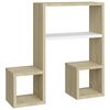 vidaXL Wall Shelf Set of 2 White Engineered wood Medium Stylish Design
