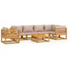 vidaXL Garden Lounge Set Taupe