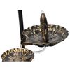 vidaXL Water Feature Bronze Plastic 36 in tall, great for room decor