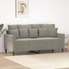 vidaXL 2-Seater Sofa Light Gray 55.1" Velvet