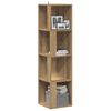 vidaXL Corner Cabinet Artisan Oak Engineered Wood Compact Corner Cabinet