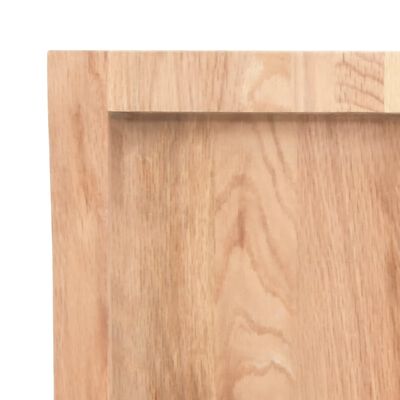 vidaXL Table Top Light Brown 70.9"x19.7"x(0.8"-2.4") Treated Solid Wood Live Edge