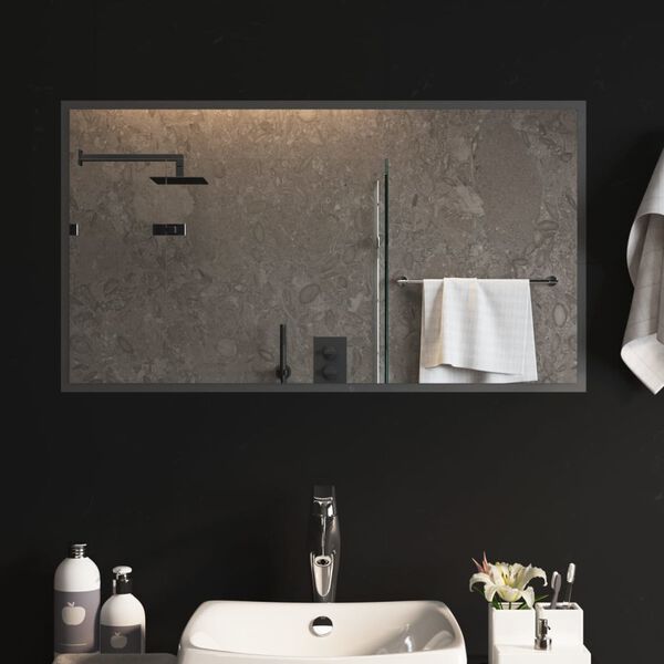 vidaXL LED Bathroom Mirror 19.7"x35.4"