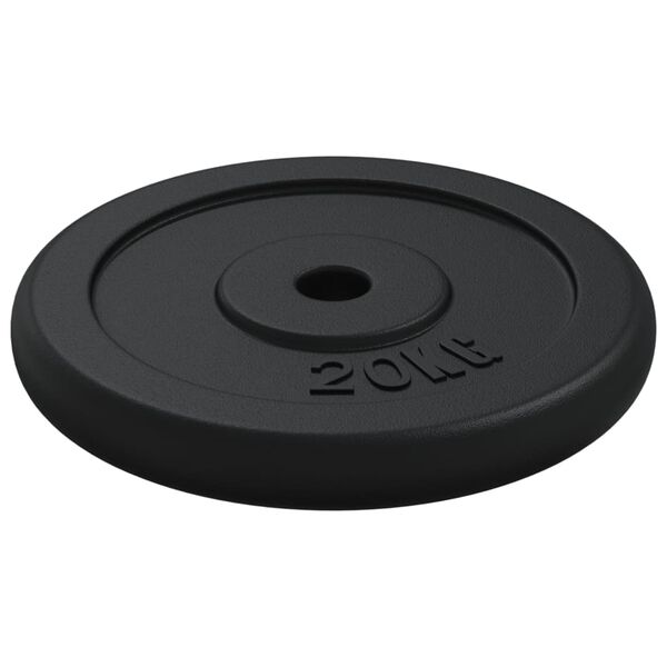 vidaXL Weight Plate 88.2 lb Cast Iron