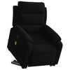 vidaXL Stand up Massage Recliner Chair Black Velvet
