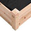 vidaXL Garden Raised Bed Natural wood Solid fir wood Large