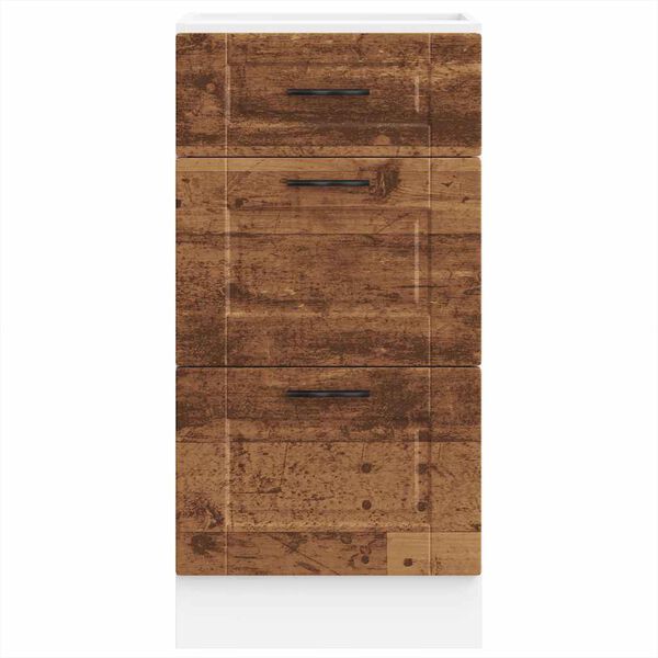 vidaXL Kitchen Base Cabinet Old wood Engineered wood Medium