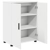 vidaXL Bathroom Cabinet with Storage White 23.62 x 13.78 x 31.50 in