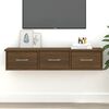 vidaXL Wall Cabinet Brown Oak Engineered Wood Medium Wall Cabinet