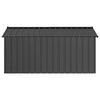 vidaXL Dog House Anthracite Galvanized steel Large Durable Dog House