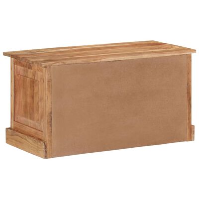 vidaXL Shoe Storage Bench 33.5"x15.7"x17.7" Solid Acacia Wood
